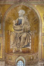 Monreale, Duomo: "St. Peter on the throne"