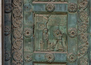 Monreale Cathedral, the gate by Bonanno Pisano (1185-6)