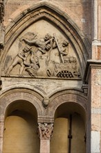 Ferrara, the Cathedral dedicated to St. George, façade