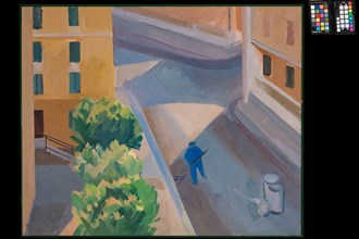 Roberto Melli : "The Street Sweeper at the Testaccio"