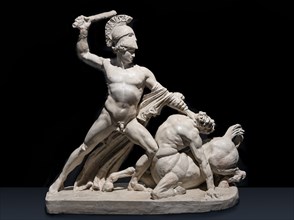 "Theseus fighint against the Centaur Eurytion", by Antonio Canova
