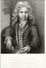 Portrait of child Wolfgang Amadeus Mozart