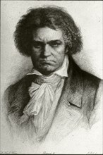 Portrait of Ludwig van Beethoven