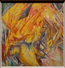 Goncharova, 'Rooster and Hen (Rayonist Study)'