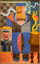 Depero, 'Synthetic Architecture of a Man (A Man with Moustache'