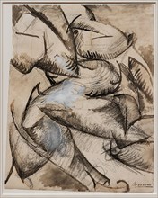 Boccioni, 'I want to le human forms in movement (Muscles in movement))'
