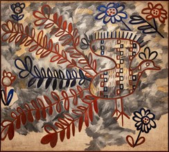 Goncharova, 'Peacock (in the style of Russian embroidery)'