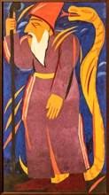 Goncharova, 'A prophet (portrait of Moses)'