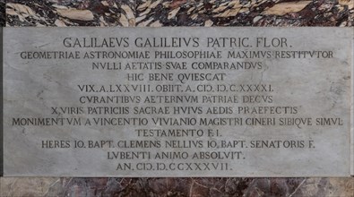 Sepulchre of Galielo Galilei