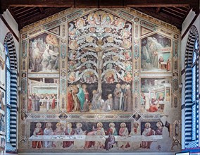 Taddeo Gaddi: ''Tree of Life and Last Supper'