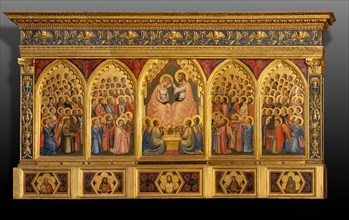 Giotto and Taddeo Gaddi: Baroncelli Polyptych with the Coronation of the Virgin