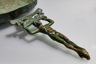 Anthropomorphic handle of an ancient phiale