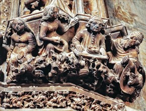 Dôme de Milan : portail de la sacristie sud
