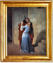 “Il bacio. Episodio della giovinezza. Costumi del secolo XIV”
