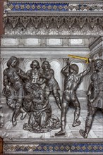 Détail de l'autel en argent du Trésor de Saint-Jean, Museo dell'Opera del Duomo, Florence
