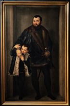 “Portrait of Iseppo Porto and his son Leonida”, by Veronese