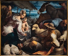 “Adoration of the Shepherds”, by Jacopo Bassano