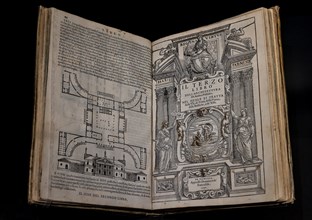 Pages of the third of “The four volumes on architecture”, by Andrea Palladio