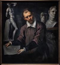 Portrait of a Man (Antonio Aliense?), by Jacopo Palma the Younger