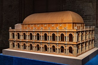 Wooden model of the Palladian Basilica