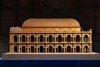 Wooden model of the Palladian Basilica