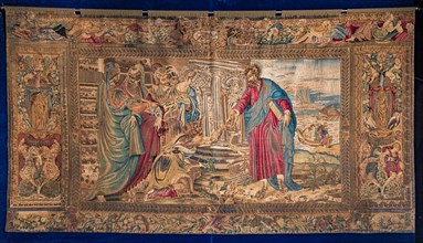 “St. Mark healing Aniano”, tapestry by Giovanni Rossi