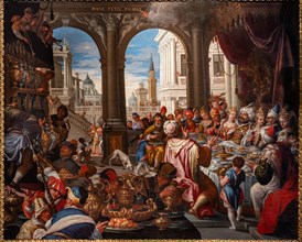 “Banquet of Balthazar”, by workshop of Veronese