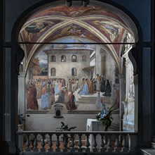 "The chapel of the Miracle of the Sacrament", by Rosselli
