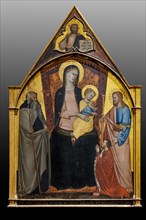 “Enthroned Madonna with Infant Jesus and Saints”, by di Giovanni di Bartolomeo Cristiani