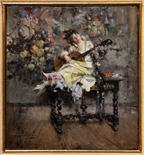 “The Guitar  Player” by Giovanni Boldini