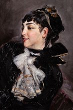 “The Countess of Rasty on the Sofa” by Giovanni Boldini