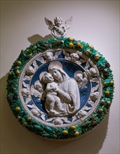 “The Virgin and Infant Jesus and the Manenti Emblem”