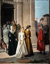 “Dante meeting Beatrice”