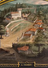 Medici Villa La Petraia: “the Medici villa del Trebbio”, in the lunette called “Il Trebbio”, one of