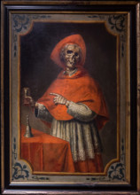 Bergamo, Museo Bernareggi: "Ritratto di nobildonna"
(XVIII secolo), di pittore bergamasco, olio su