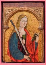 Bergamo, Museo Bernareggi: "Sant'Agata", di Bernardo o Antonio Marinoni, (notizie dal 1493 al
