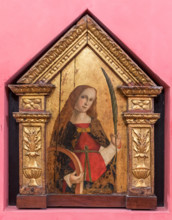 Bergamo, Museo Bernareggi: "Santa Caterina di Alessandria", di Bernardo o Antonio Marinoni,