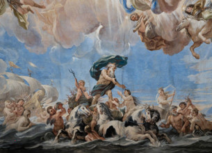 Medici Riccardi Palace, Gallery of Mirrors (or Room Luca Giordano): “Neptune and Amphitrite”.
