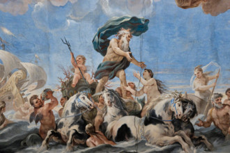 Medici Riccardi Palace, Gallery of Mirrors (or Room Luca Giordano): “Neptune and Amphitrite”.