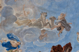 Medici Riccardi Palace, Gallery of Mirrors (or Room Luca Giordano): “The Chariot of the Moon”,