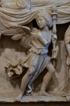 The “funeral monument of San Giovanni Gualberto”, founder of the Vallombrosan Order. Artwork by