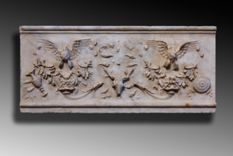 The “funeral monument of San Giovanni Gualberto”, founder of the Vallombrosan Order. Artwork by