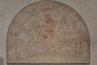 Sinopia dell’affresco “Cristo in pietà tra angeli” di Andrea del Castagno, 1447, collocata