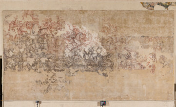 Ducal Palace, Hall of the Popes, south-east wall: “Tournament of Knights” or “Tournament-Battle