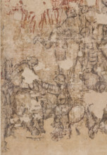 Palazzo Ducale, sala dei Papi, parete sud-est: “Torneo di Cavalieri” o “Torneo-battaglia di