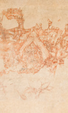 Palazzo Ducale, Pisanello room, north-east wall: “Tournament-Battle of Louvezerp”, 1430-1433, by