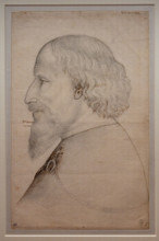 “Profile of the Emperor Sigismund of Luxembourg”, by Antonio di Puccio, known as Pisanello, brown