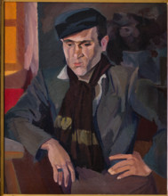 “L’operaio” di Roberto Melli (1885 -1958).
Olio su tela, cm. 70 x 59,5.
Collezione Assicoop