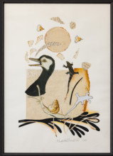 Collezione Assicoop Unipol, inv. n° 862 
Maria Antonietta Moncalieri: “Da una poesia”; (collage,