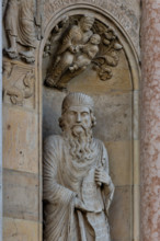 Fidenza, duomo (Cattedrale di San Donnino):
“Il Profeta Ezechiele” di Benedetto Antelami.
Il